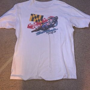 Maryland dirt bike white tee